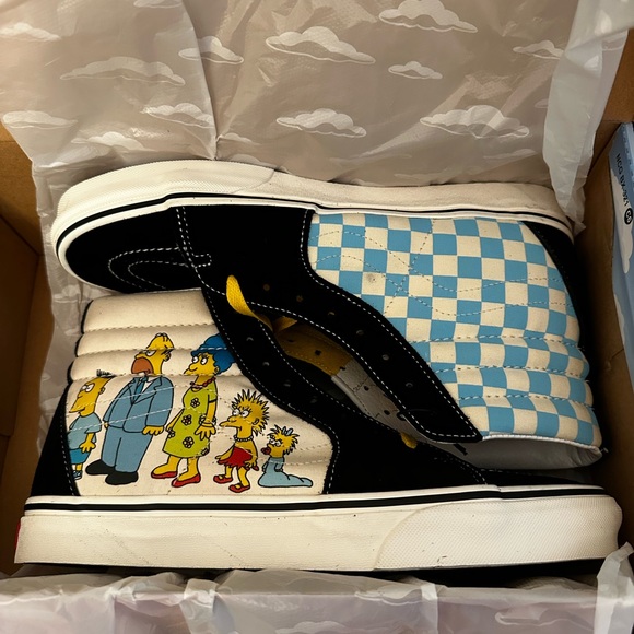 Simpsons x Vans Sk8-Hi Brand New with tag in box - Picture 8 of 8